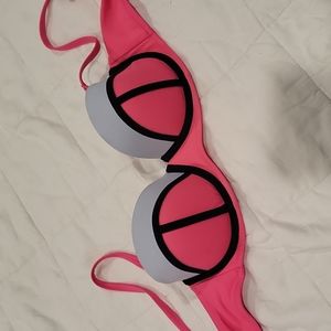 Victoria's Secret color block bikini top 34D